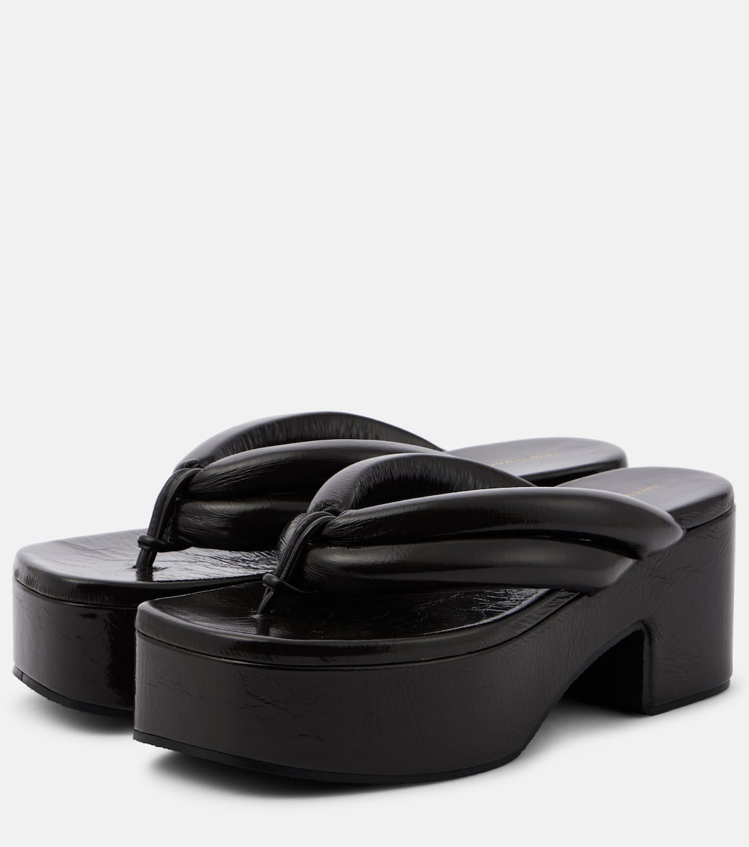 Sandales à plateforme en cuir | Dries Van Noten