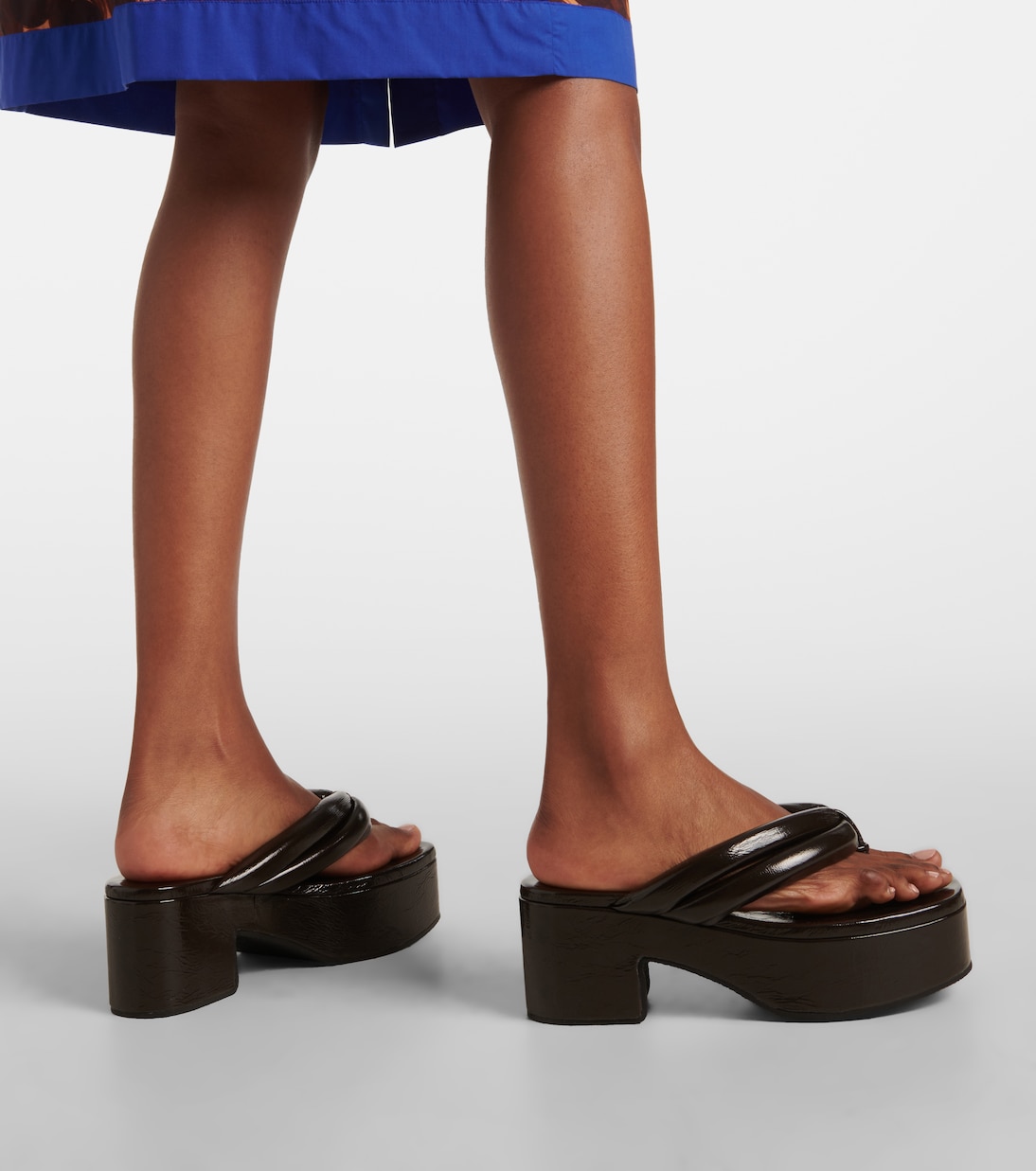 Sandales à plateforme en cuir | Dries Van Noten