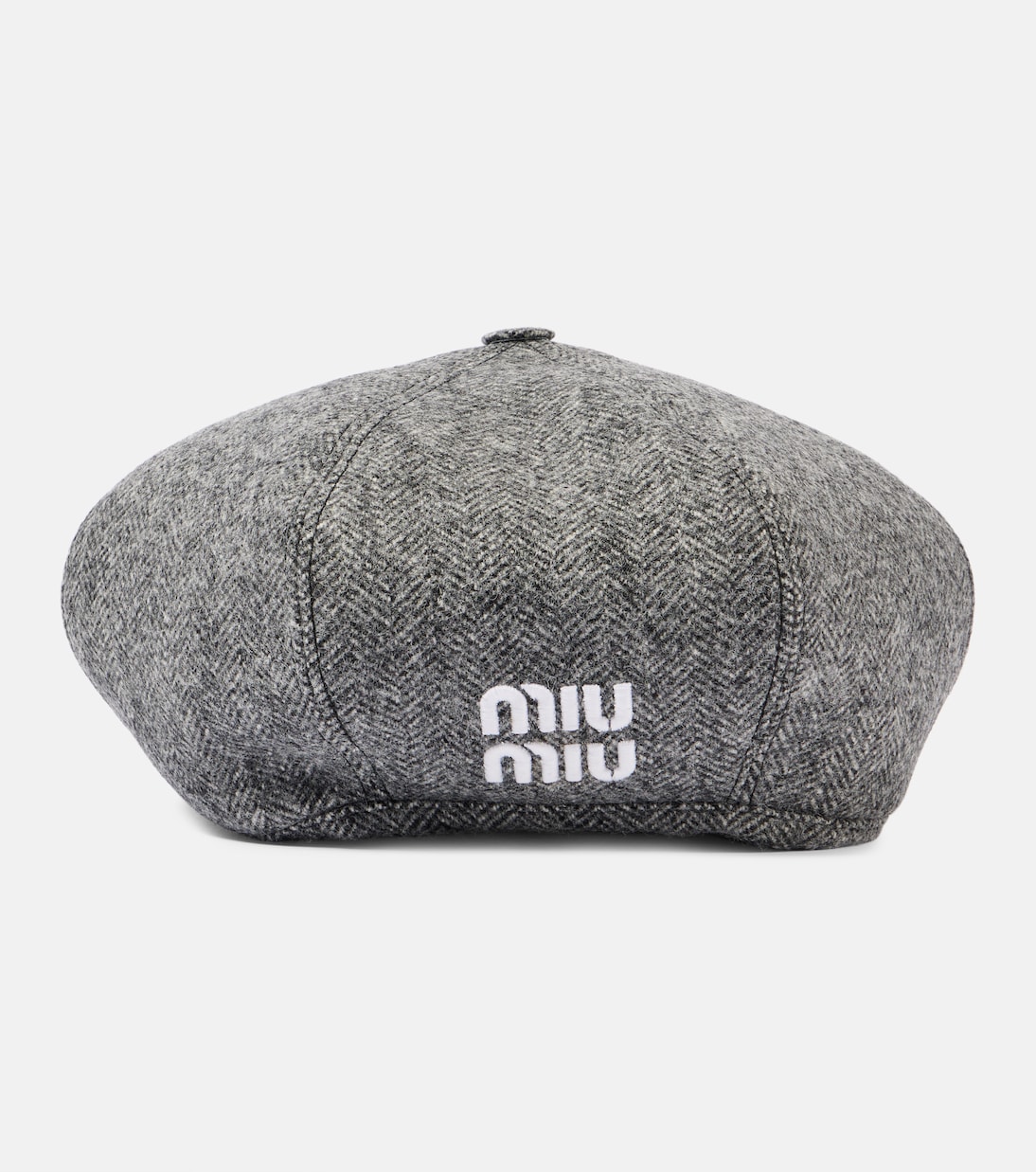 Basco in lana con logo | Miu Miu