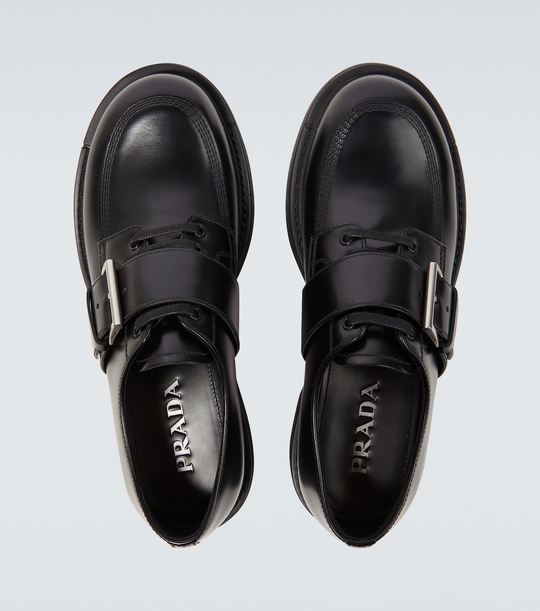Schnürschuhe aus Leder | Prada