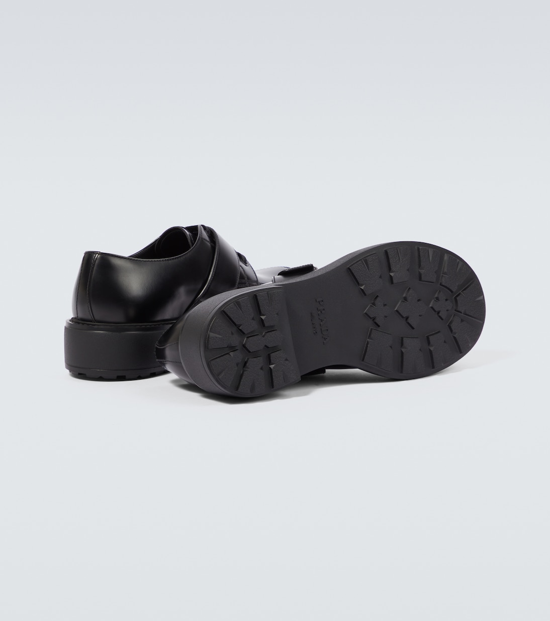 Schnürschuhe aus Leder | Prada