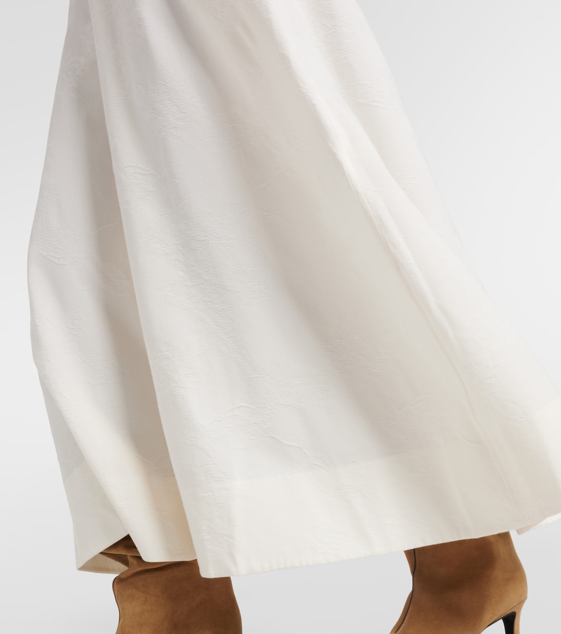 Abito lungo in misto cotone | Toteme