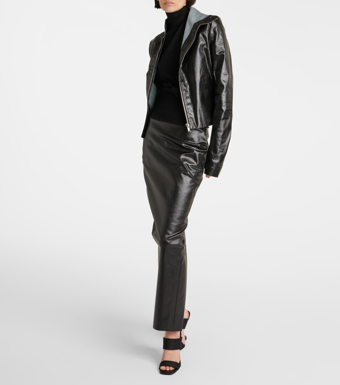Virgin wool turtleneck sweater | Rick Owens
