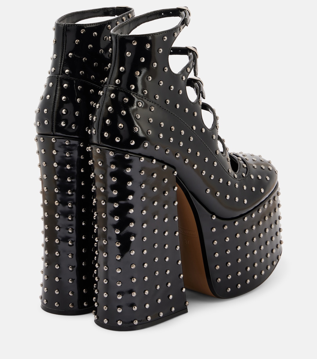 Escarpins Kiki à plateau en cuir à ornements | Marc Jacobs