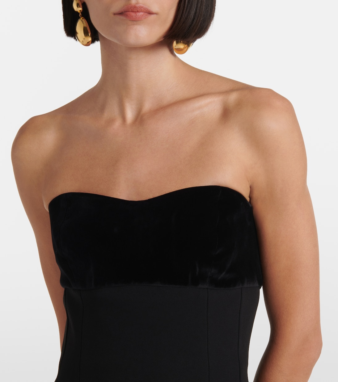 Abito corto a fascia Trani in cotone | Max Mara