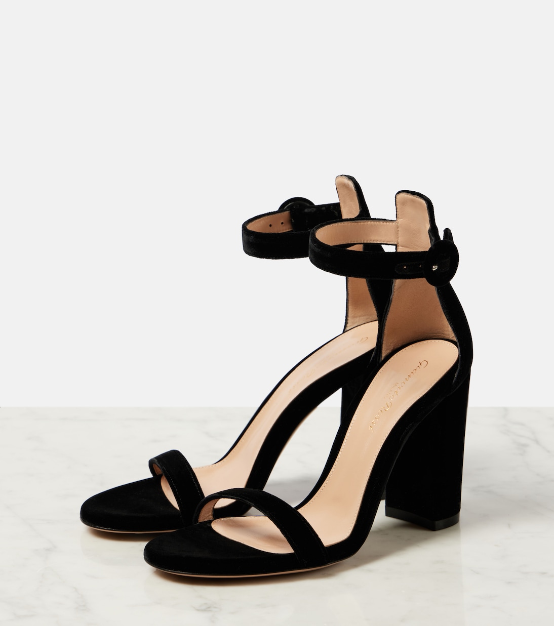 Sandali Gaeta 95 in velluto | Gianvito Rossi