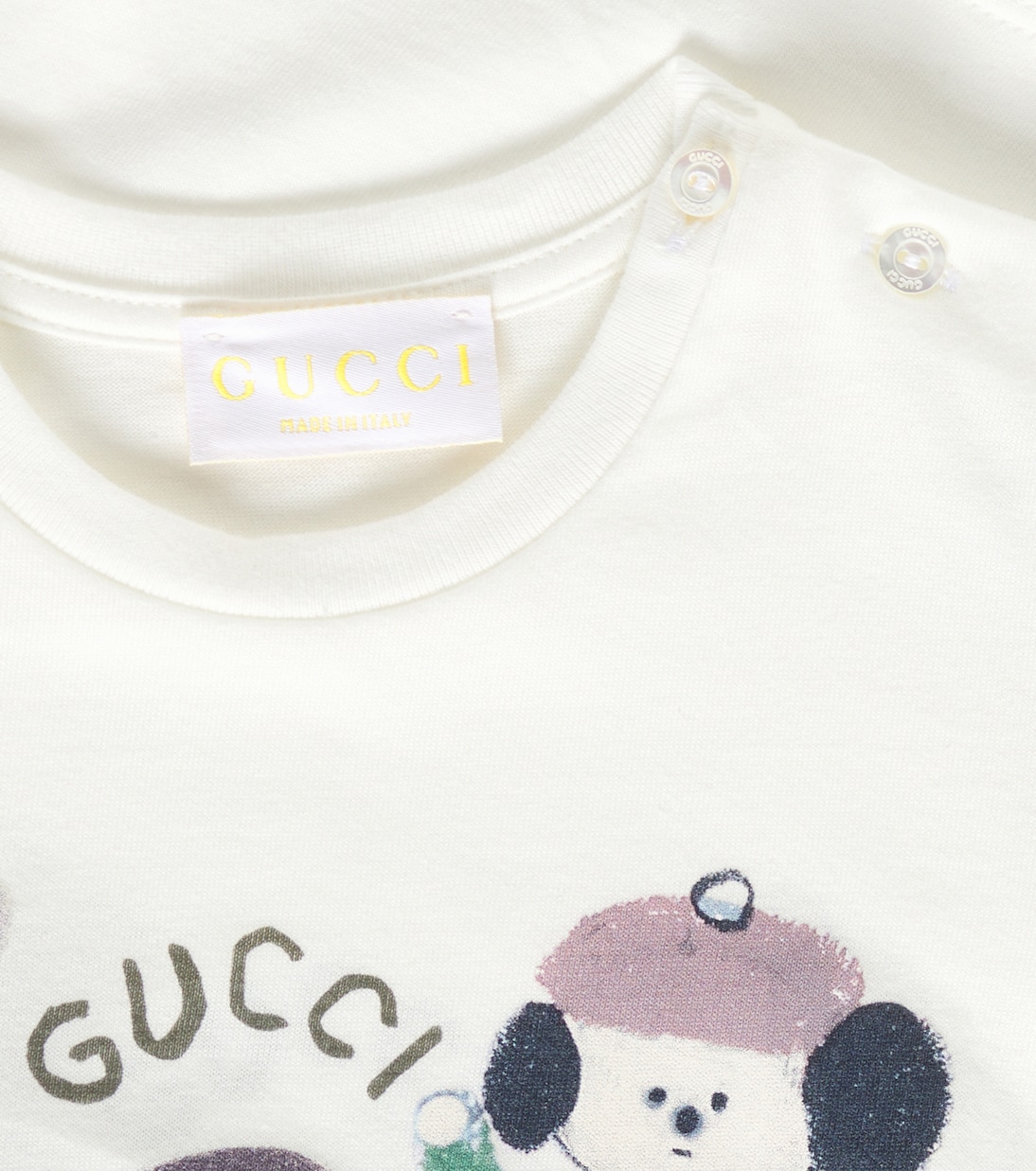 Baby Bedrucktes T-Shirt aus Baumwolle | Gucci Kids
