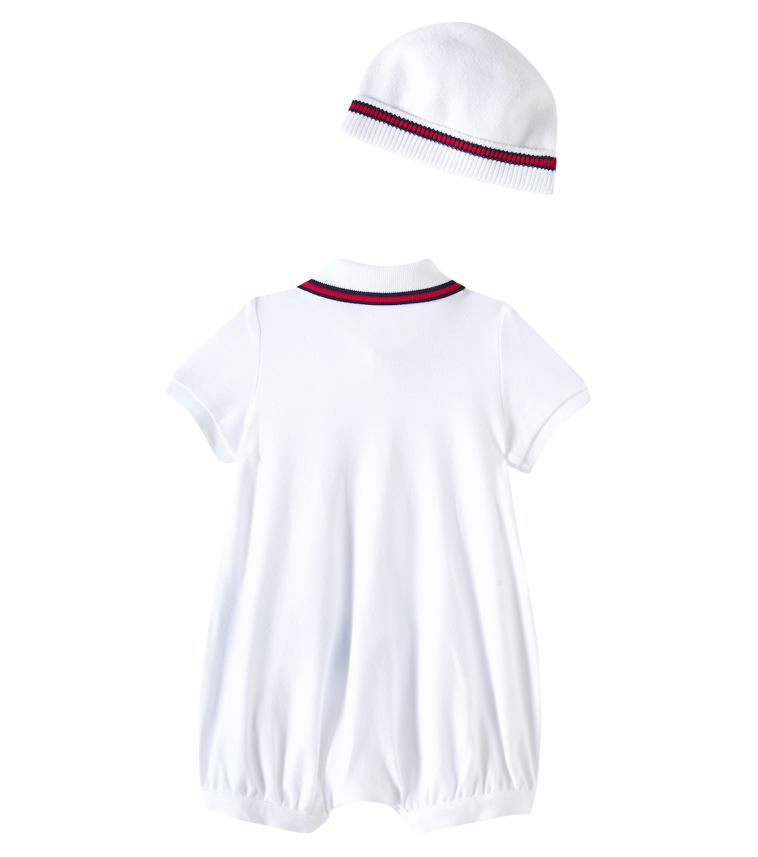 Baby - Body e berretto in cotone piqué | Gucci Kids