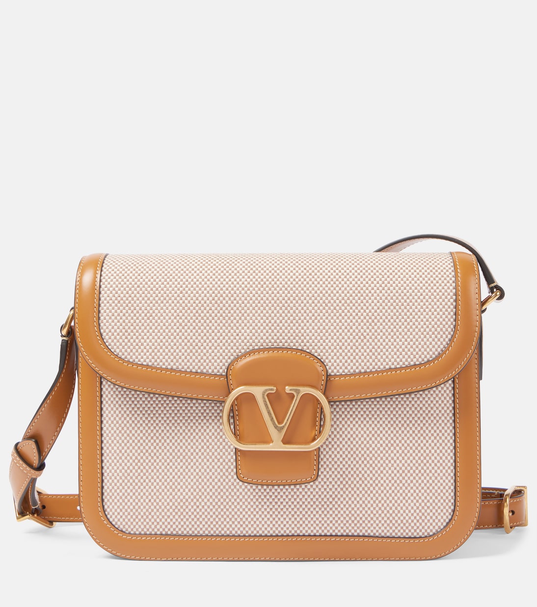 9TO5 VLogo canvas shoulder bag | Valentino Garavani
