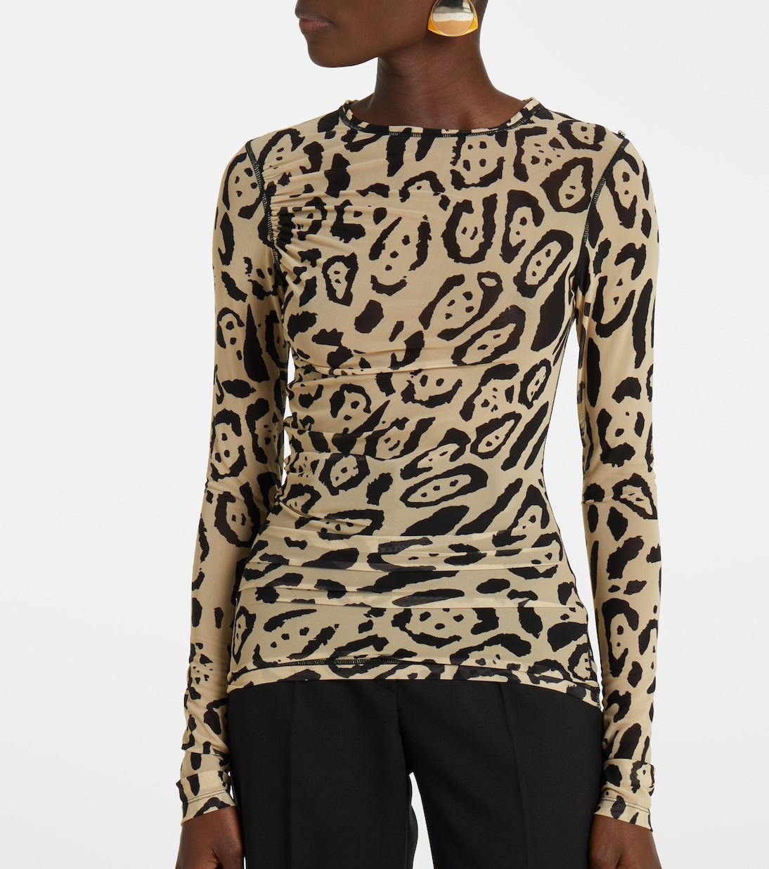 Top de tul estampado | Sportmax
