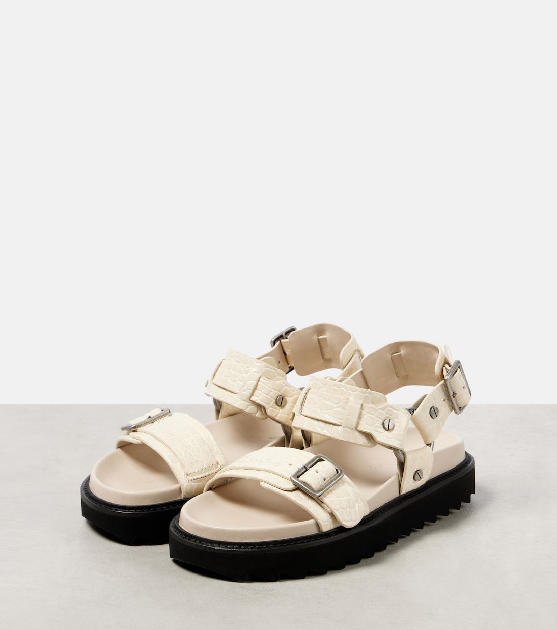 Sandali platforma in pelle firmati ACNE STUDIOS per giovani trendy