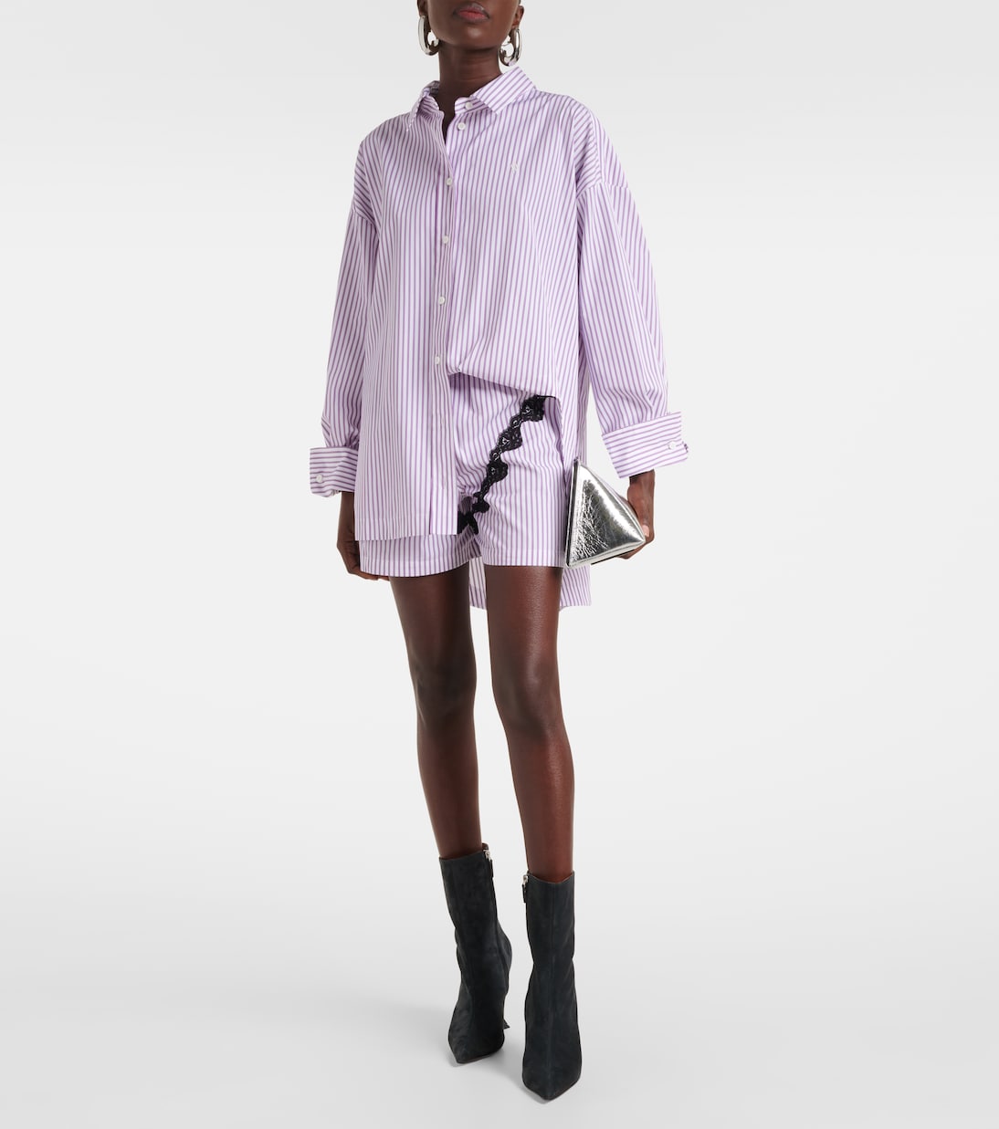 Bottines Nina 105 en daim | Paris Texas
