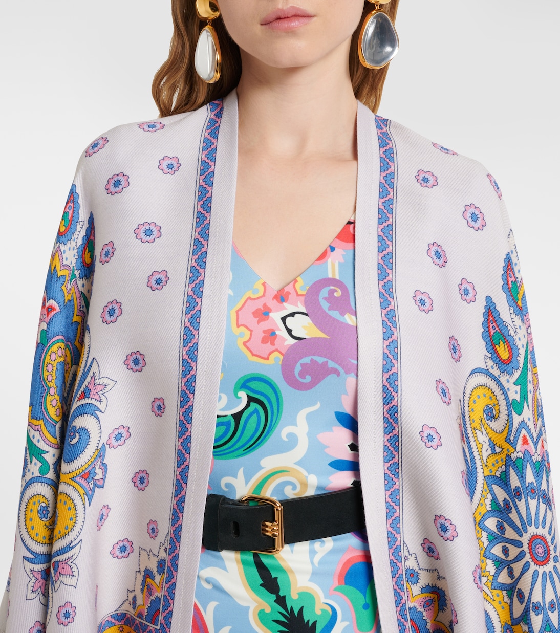 Cape en laine mélangée | Etro