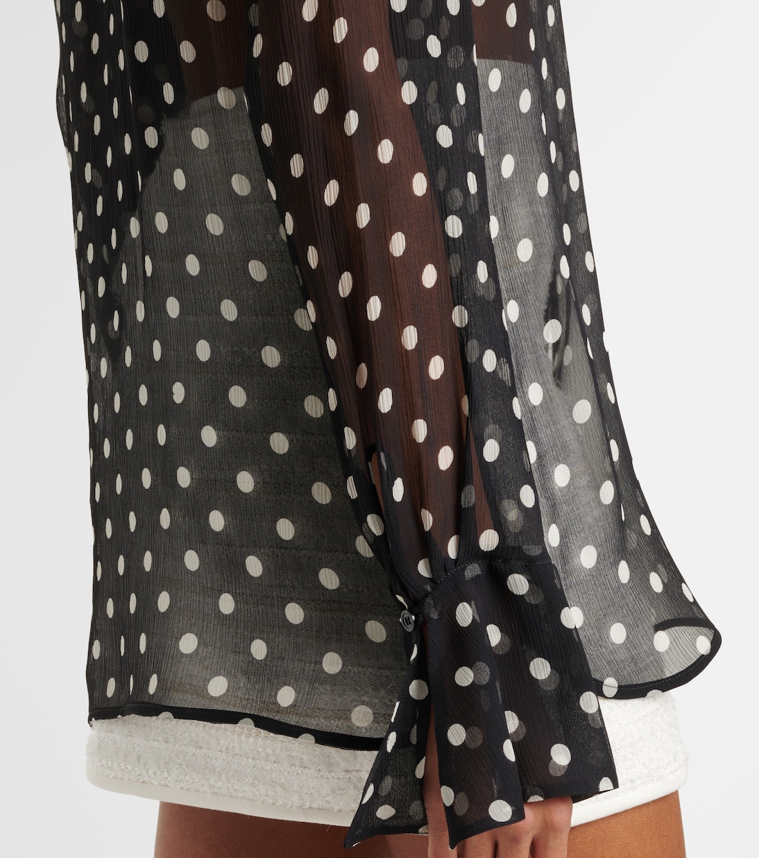 Top aus Seidenchiffon | Nina Ricci