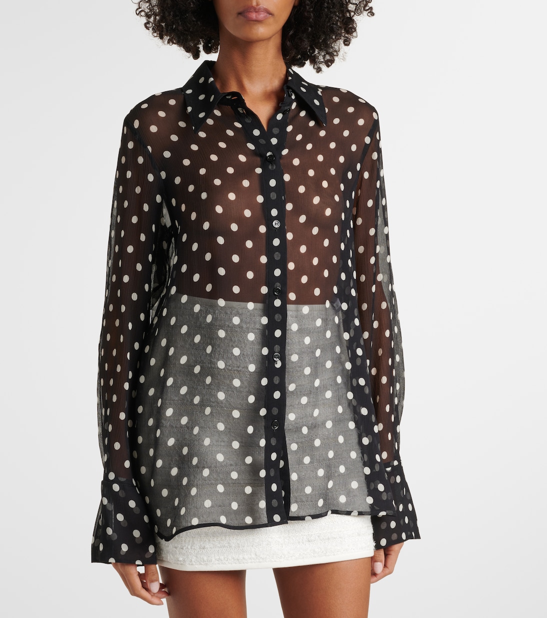 Top aus Seidenchiffon | Nina Ricci