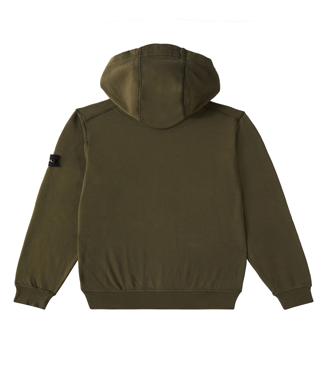Felpa in jersey di cotone con cappuccio | Stone Island Junior