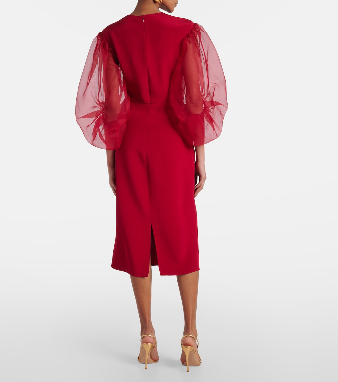 Vestido midi Danielle de cady de seda | Altuzarra