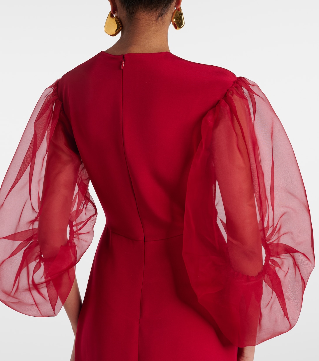 Vestido midi Danielle de cady de seda | Altuzarra