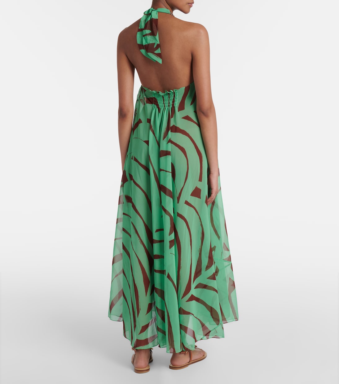 Maxikleid Tactile Winds aus Georgette | Johanna Ortiz