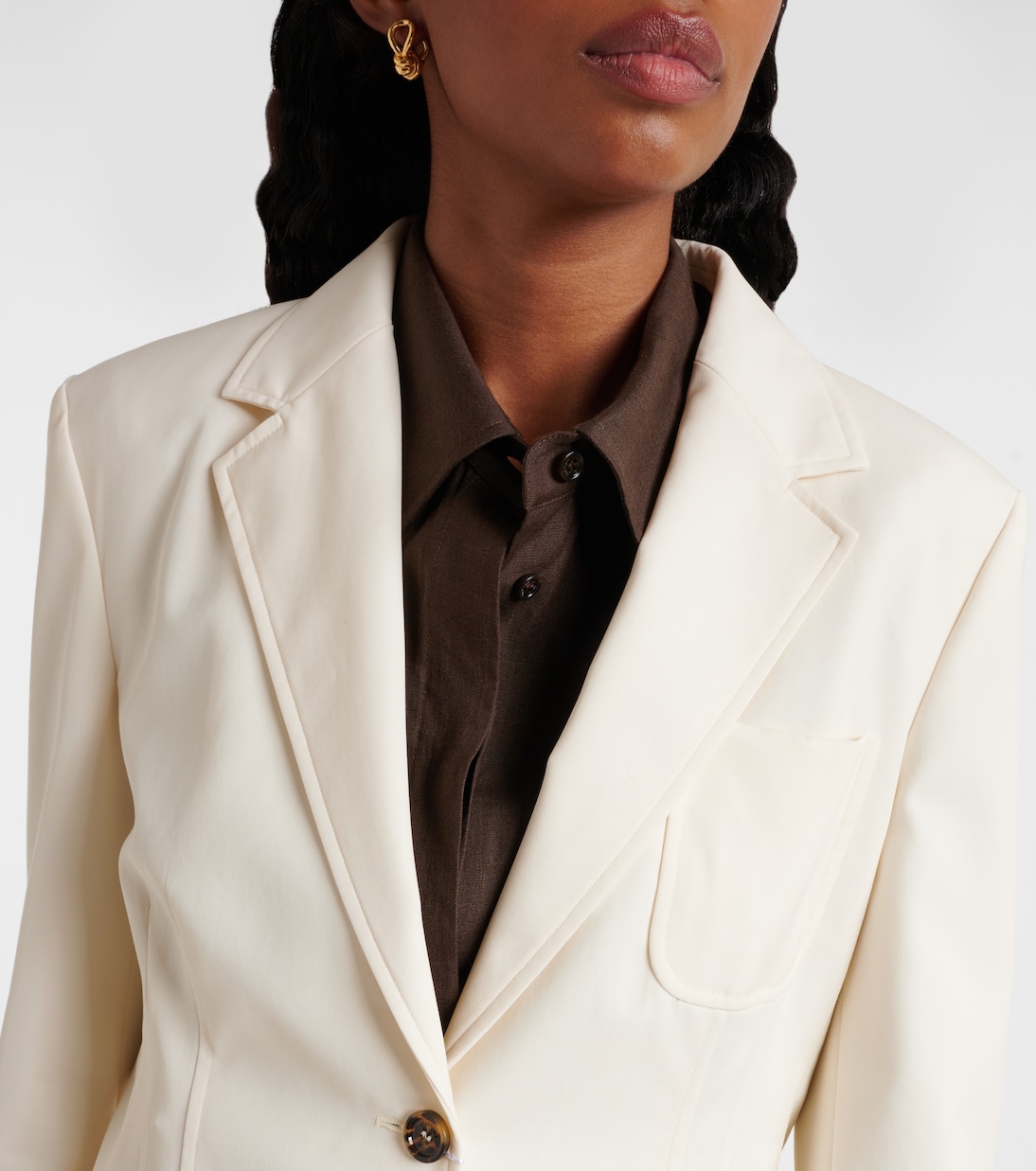 Blazer monopetto in cotone | Max Mara