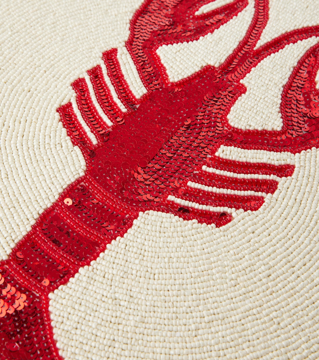 Lobster set of 2 beaded placemats | Les-Ottomans