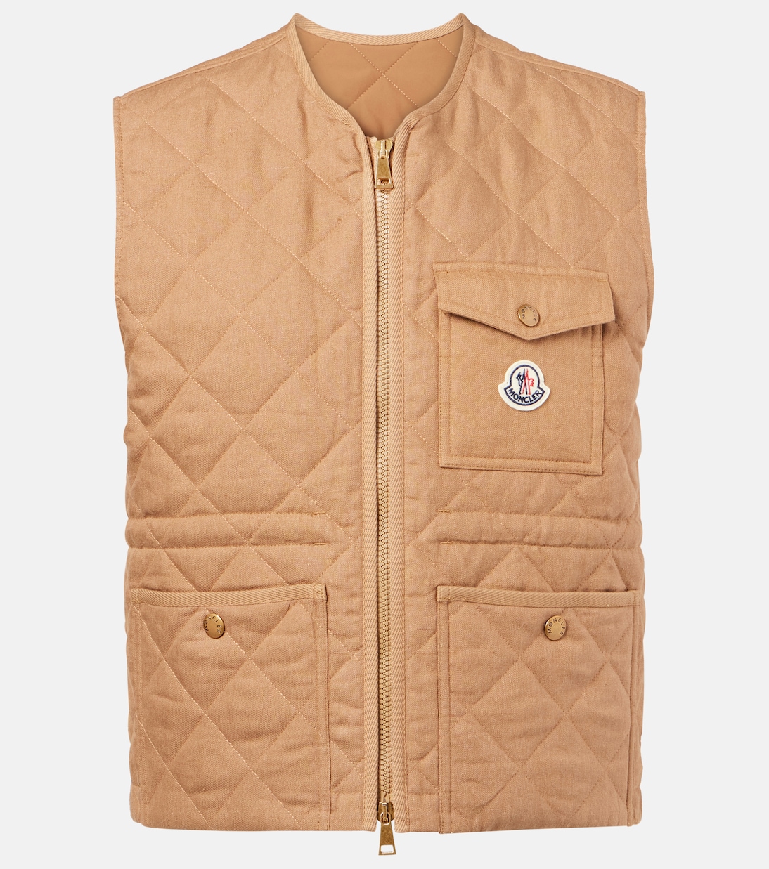 Gilet trapuntato Vigny in lino | Moncler