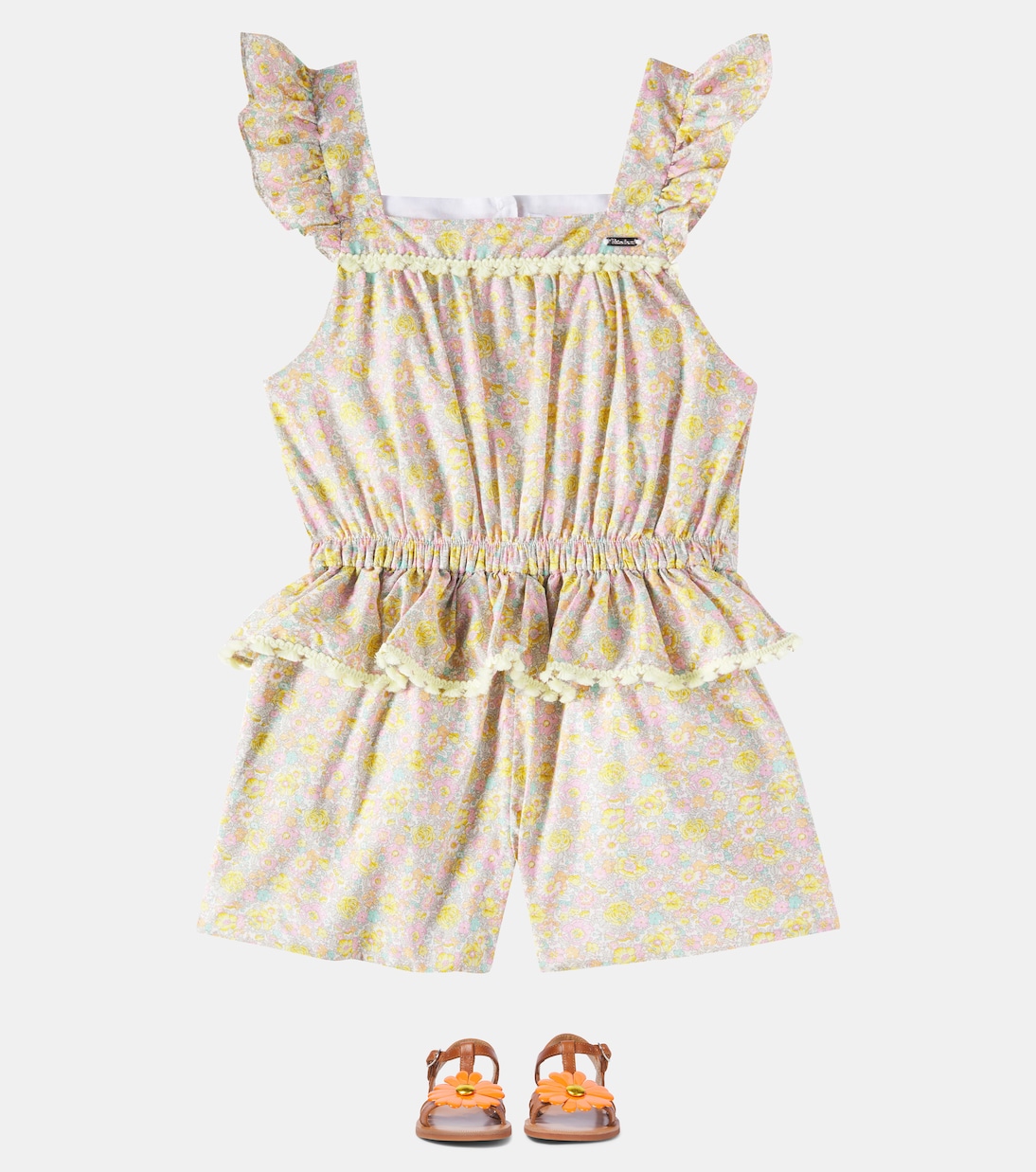Sandali Plagette Big Flo in pelle | Pom d'Api