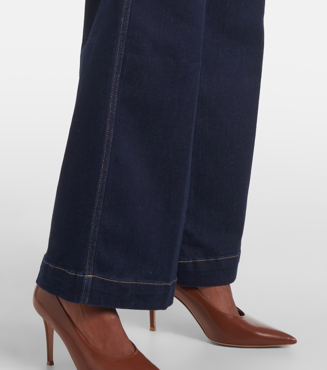Jean The Seamed Wide à taille haute | Frame