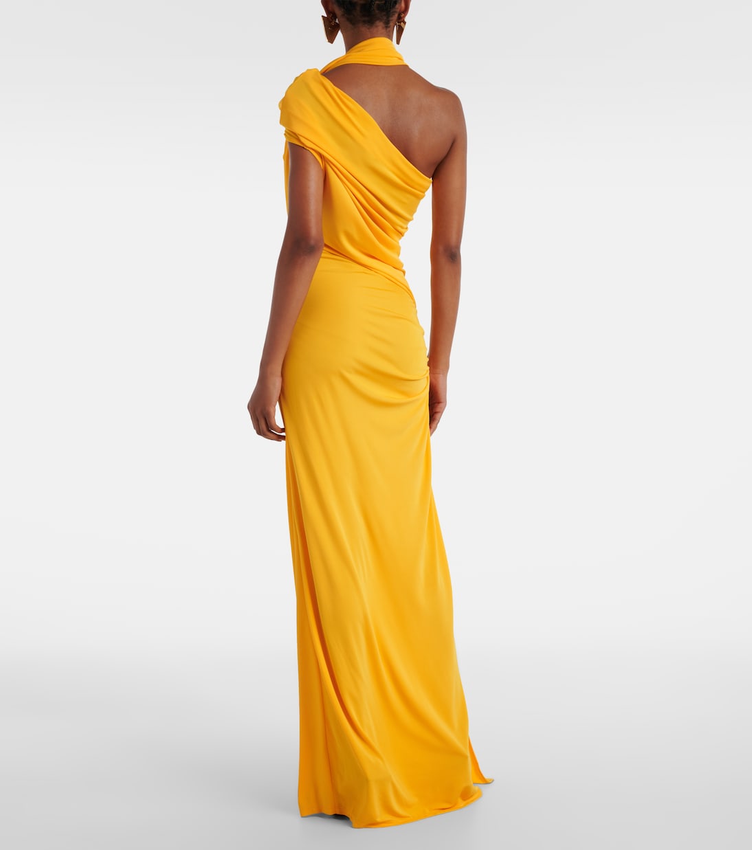 Helix Crystal asymmetric gown | Christopher Esber