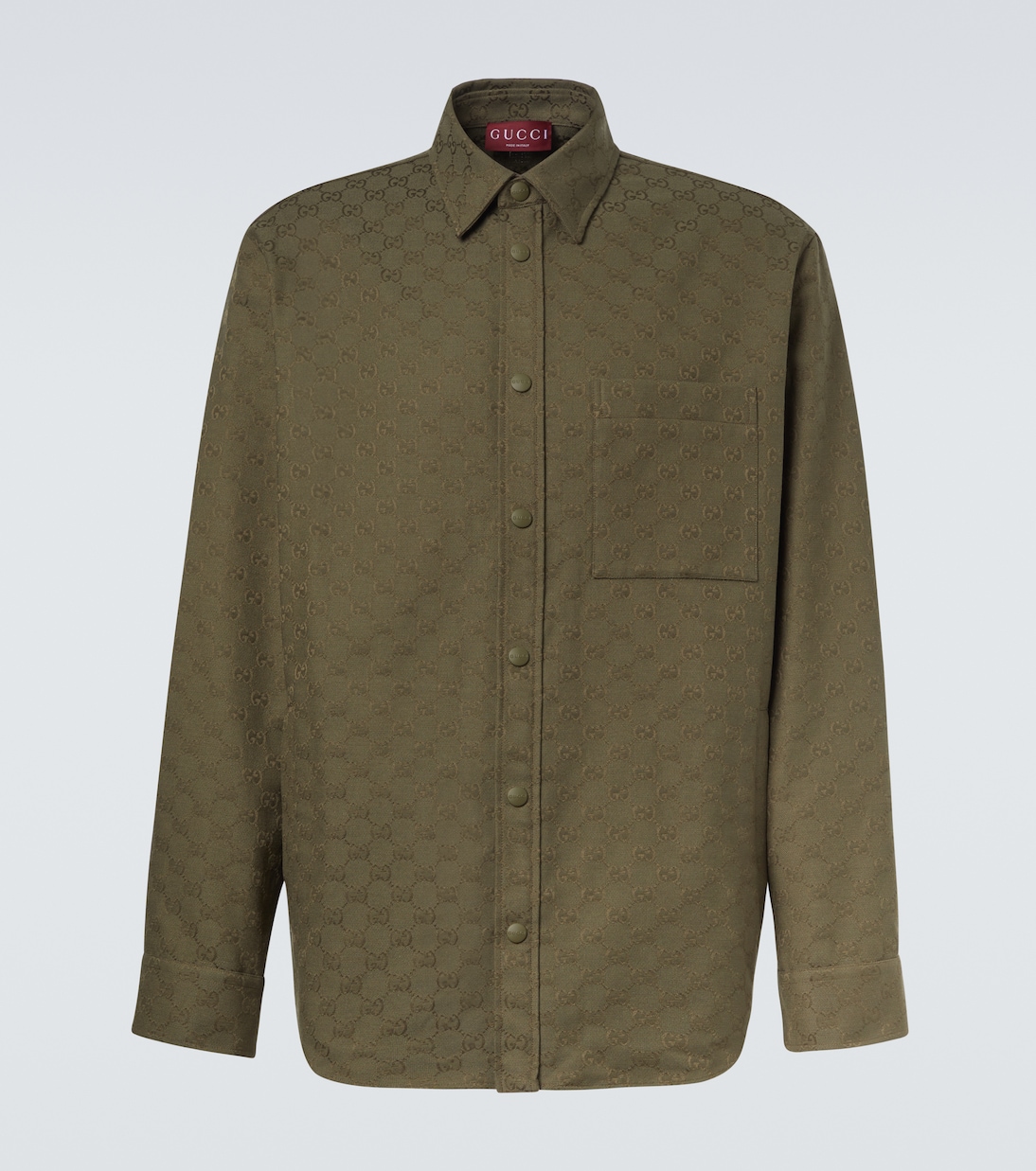 Chemise GG Canvas en coton mélangé | Gucci