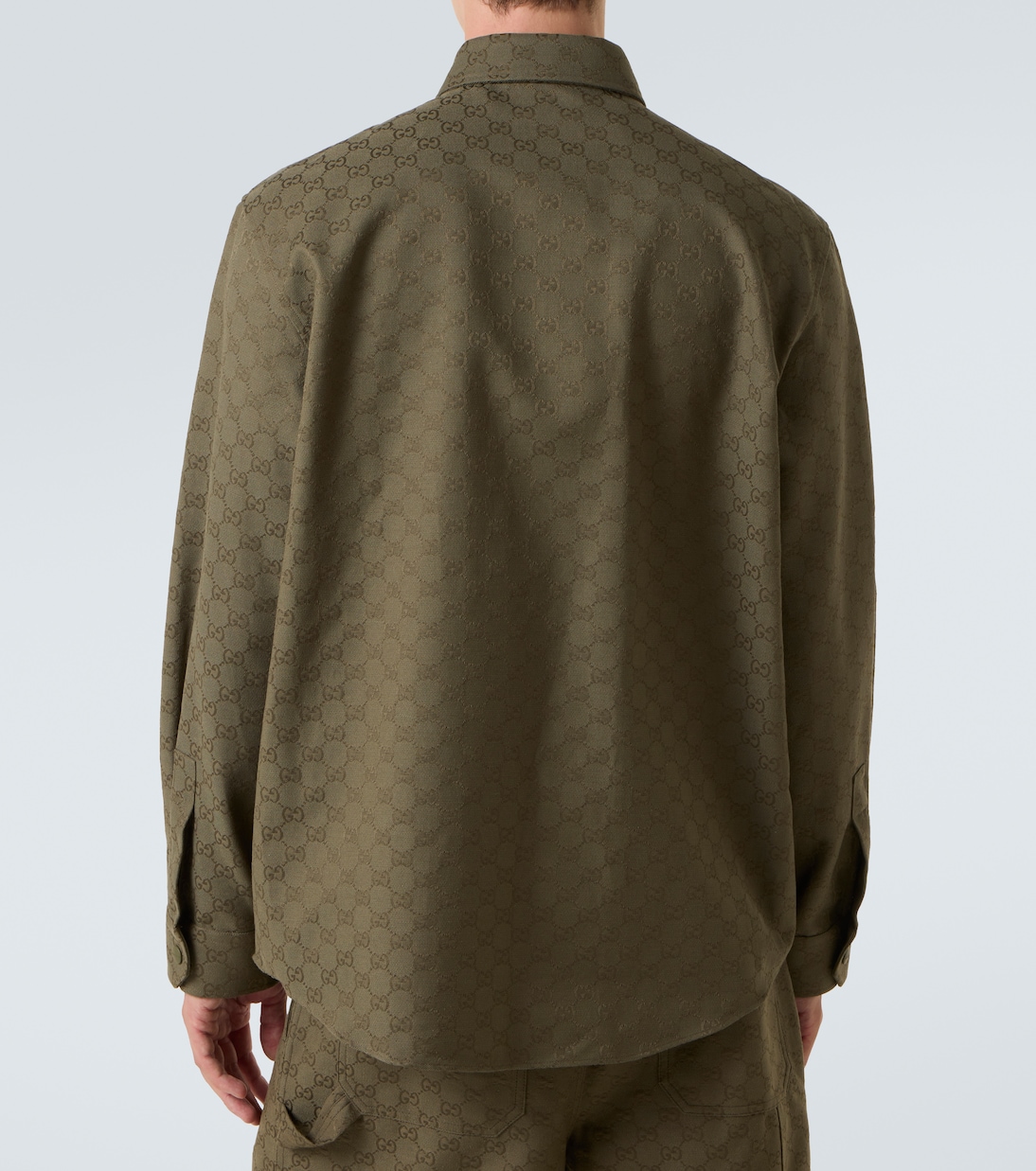 Chemise GG Canvas en coton mélangé | Gucci