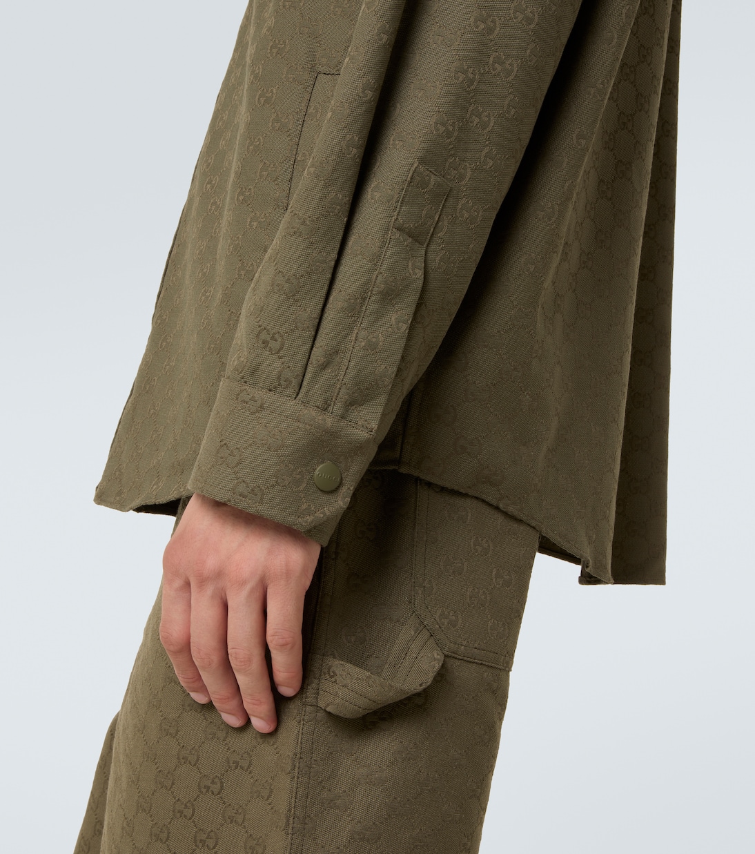 Chemise GG Canvas en coton mélangé | Gucci
