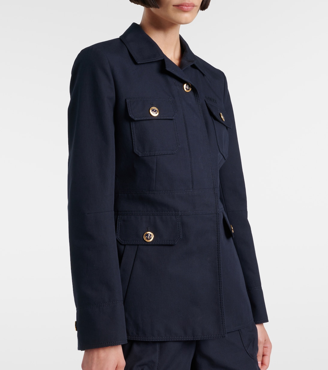Giacca in canvas di cotone | Gucci