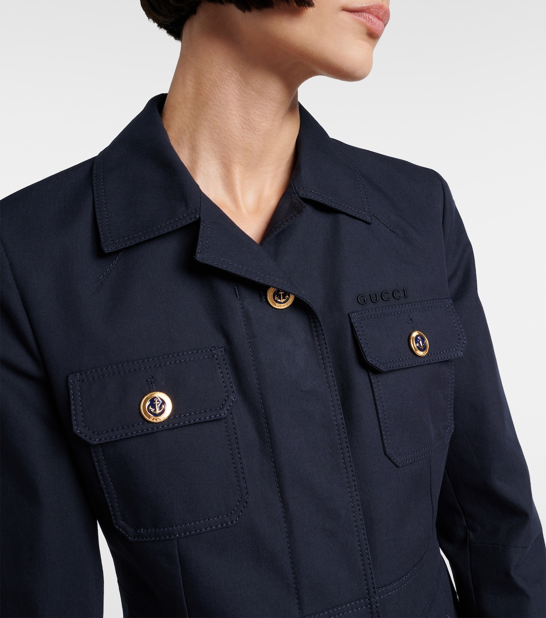 Giacca in canvas di cotone | Gucci