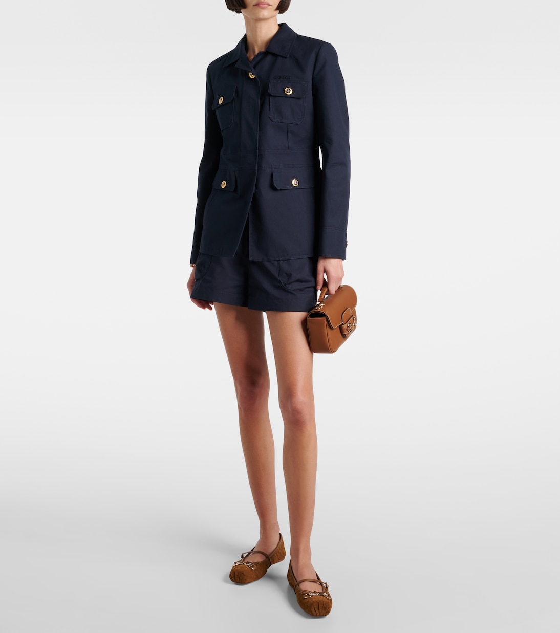 Giacca in canvas di cotone | Gucci