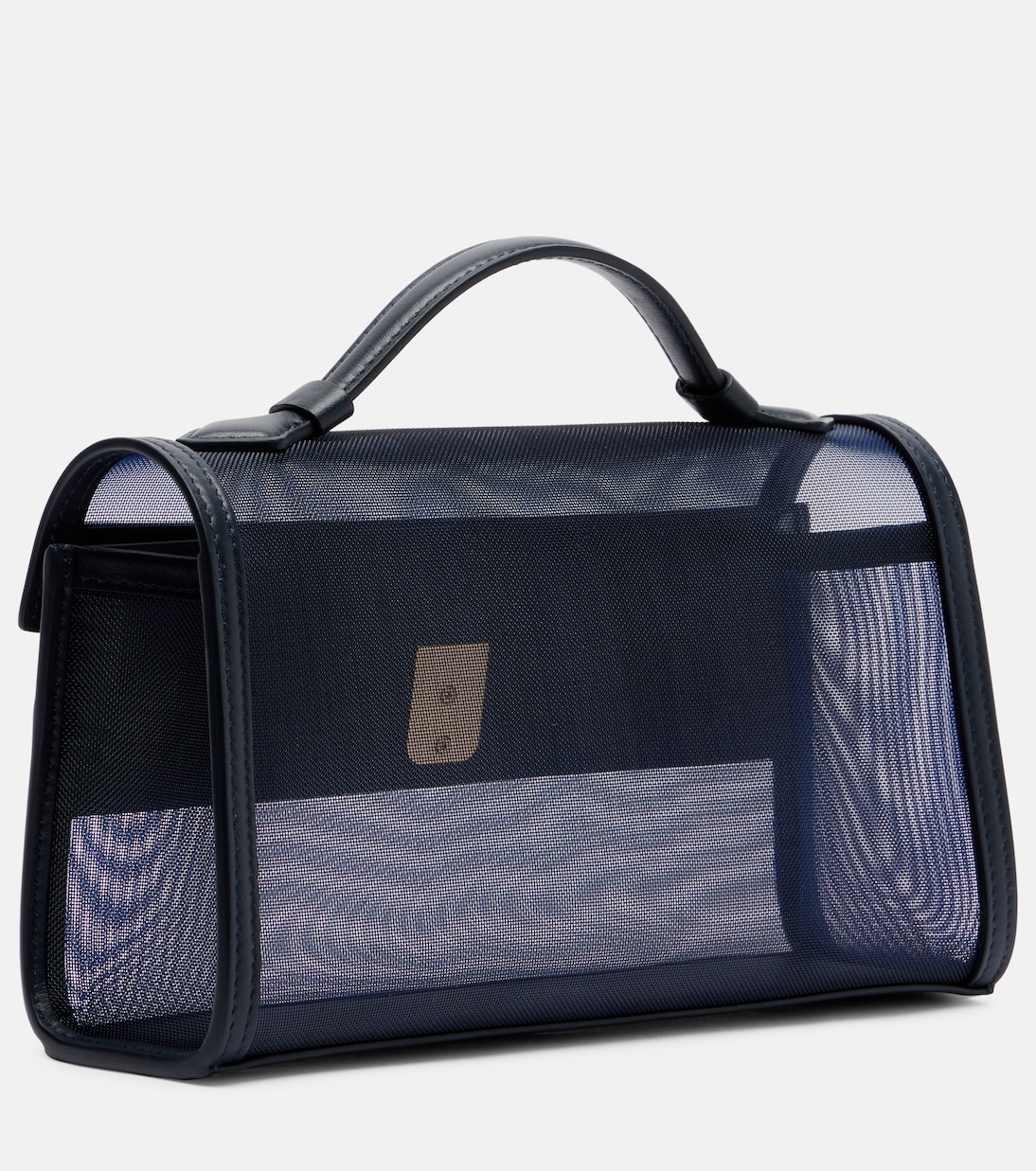 Borsa Symmetry in mesh con pelle | Savette