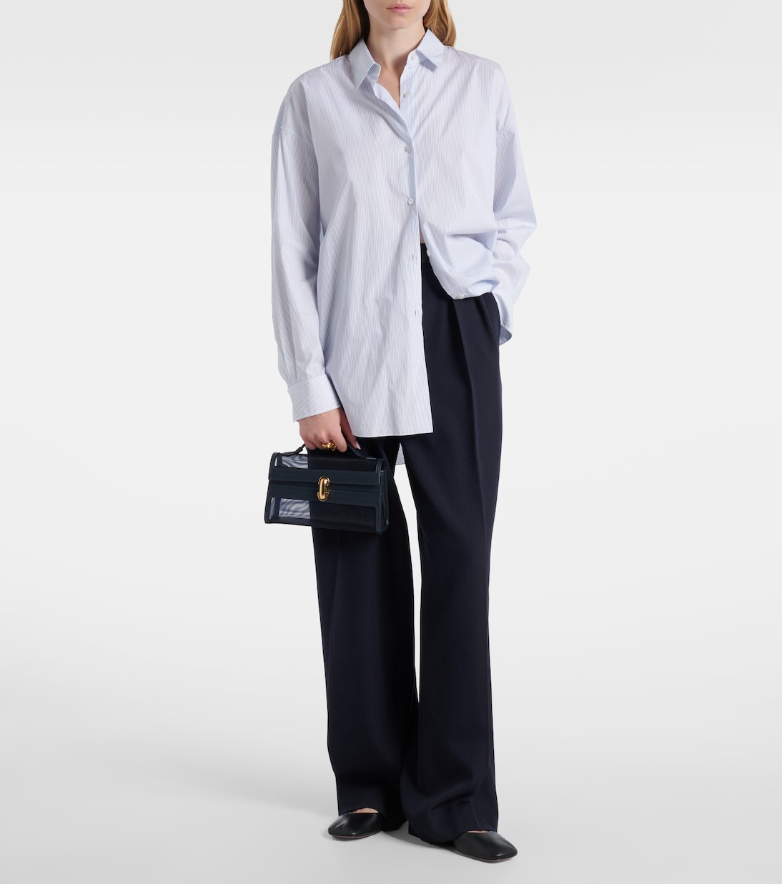Borsa Symmetry in mesh con pelle | Savette