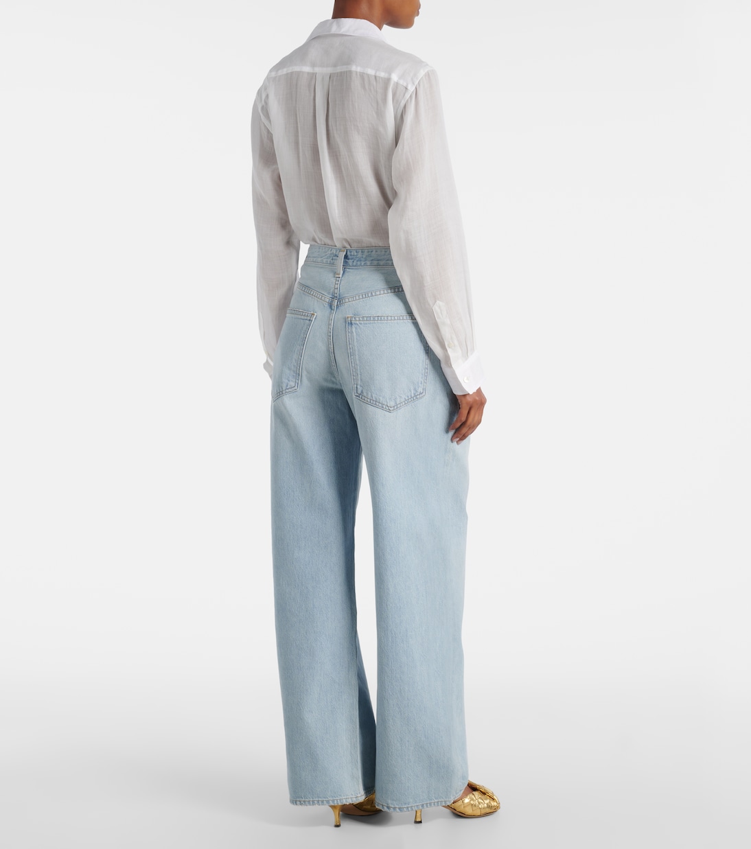 Jeans anchos Vana de tiro bajo | Agolde