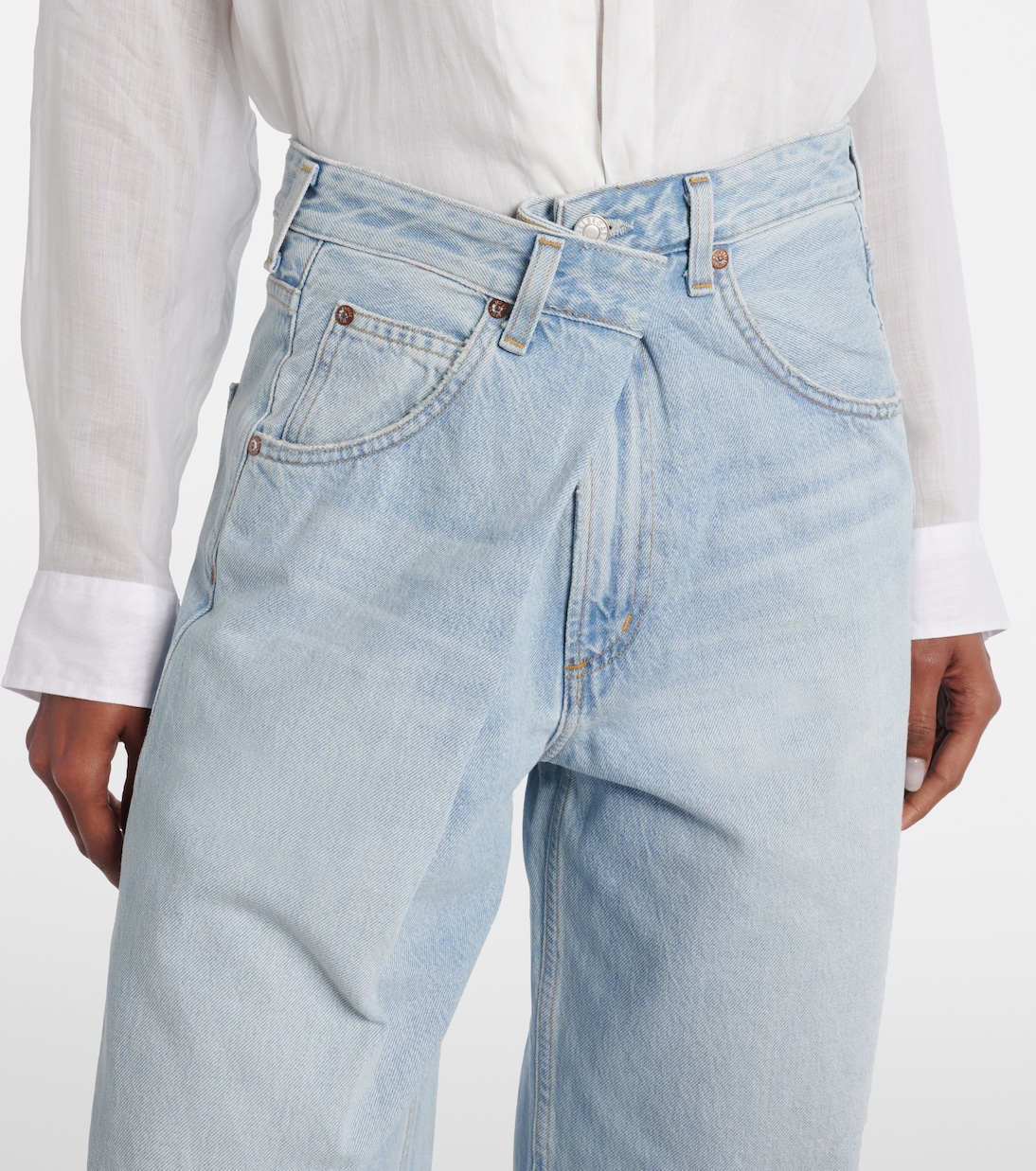 Jeans anchos Vana de tiro bajo | Agolde