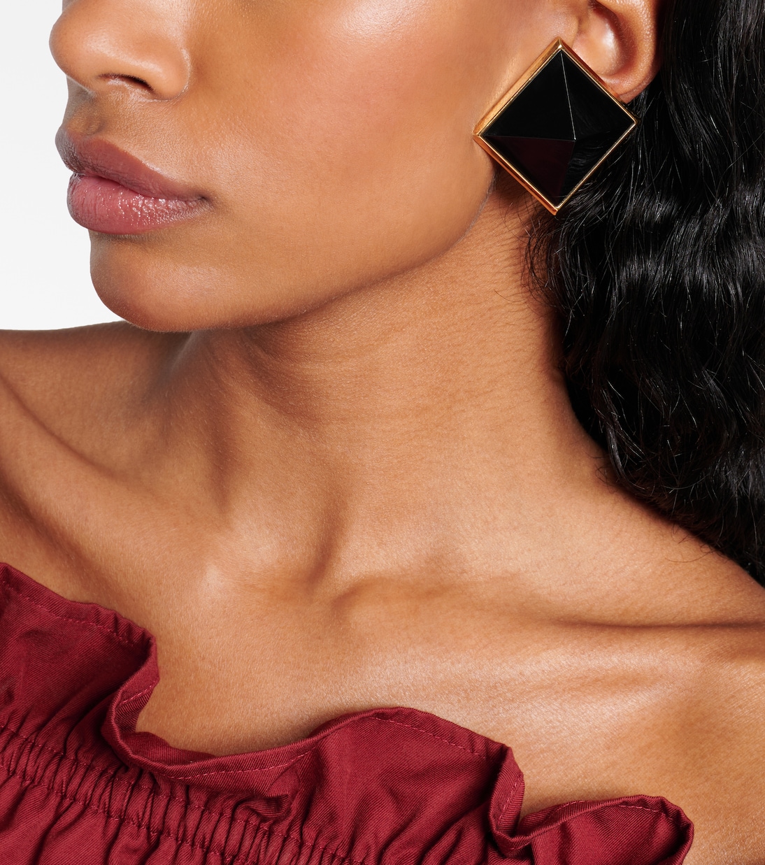 Boucles d'oreilles clip Pyramid | Saint Laurent