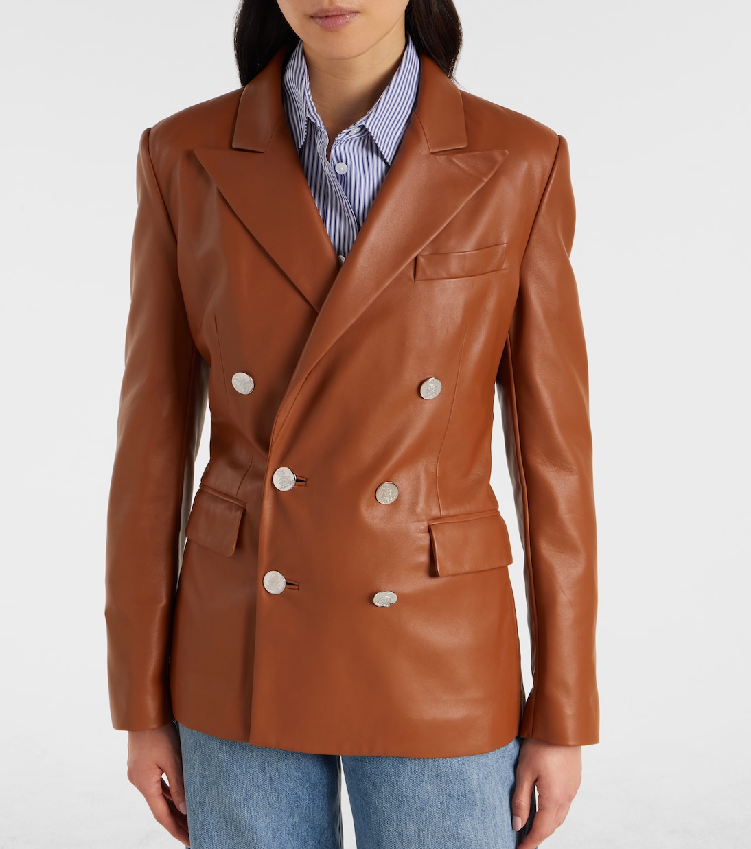 Camden leather blazer | Ralph Lauren Collection