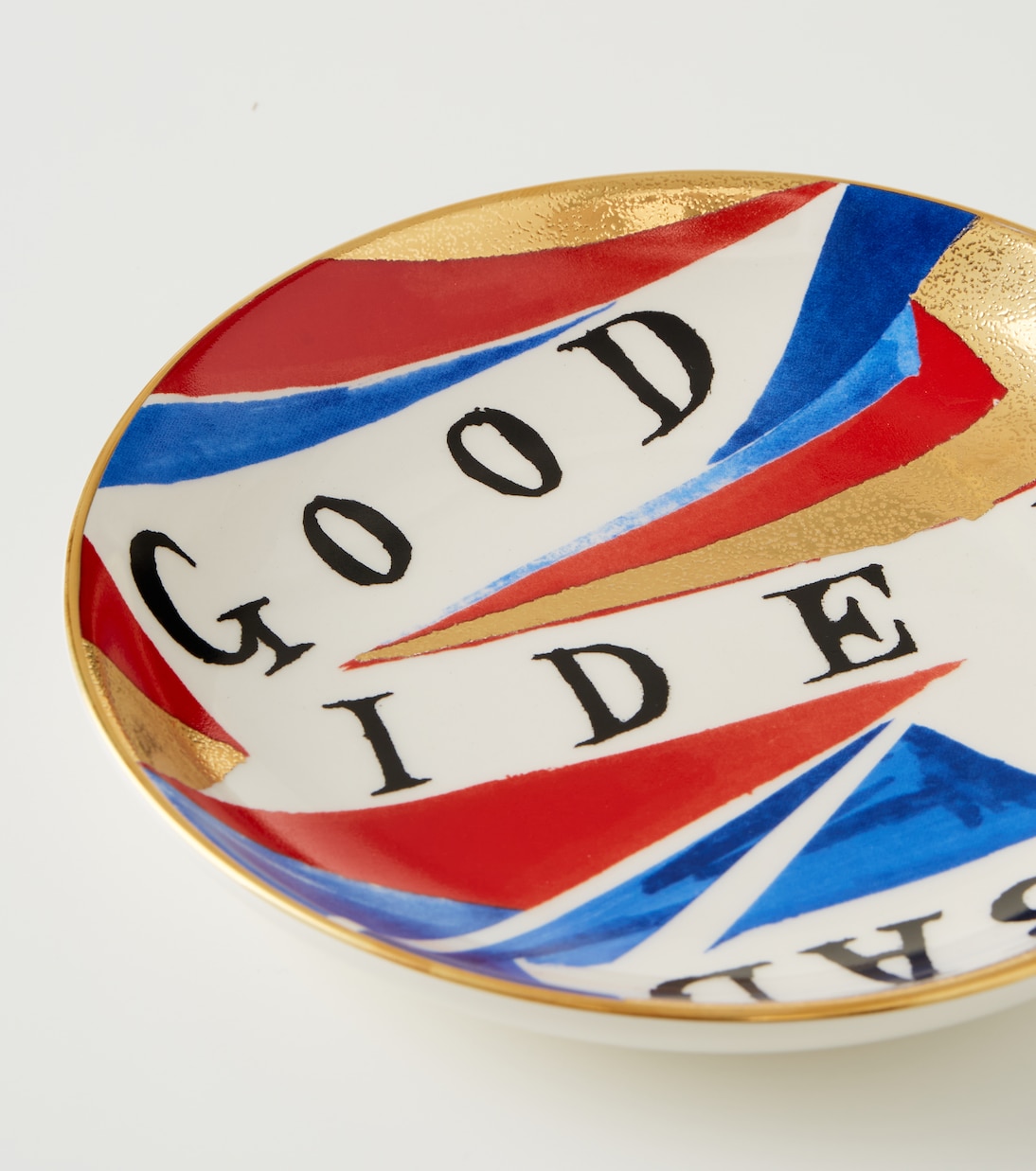 Assiette Good/Bad Idea en porcelaine par Ruan Hoffmann | L'Objet