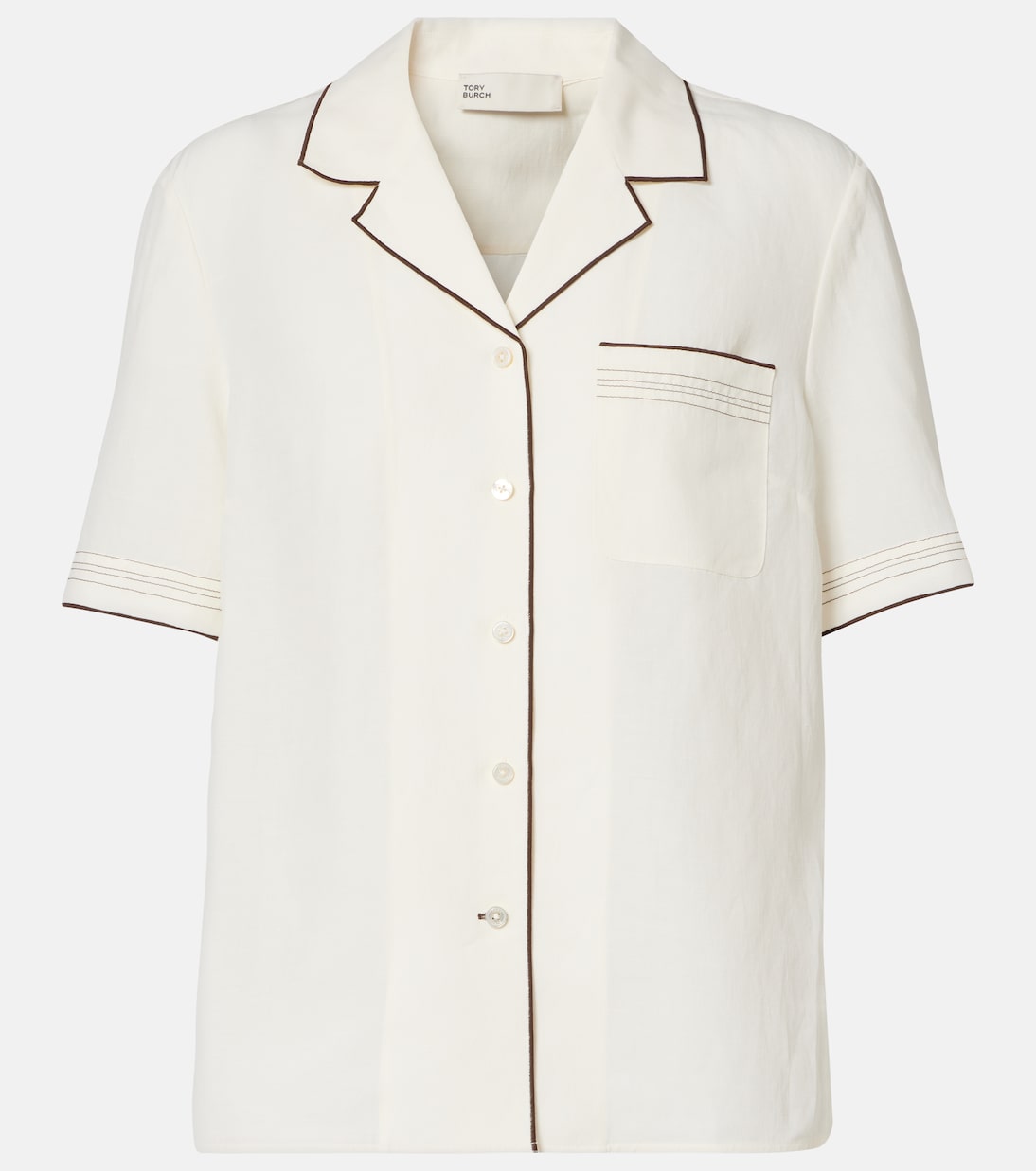Short-sleeved shirt | Tory Burch