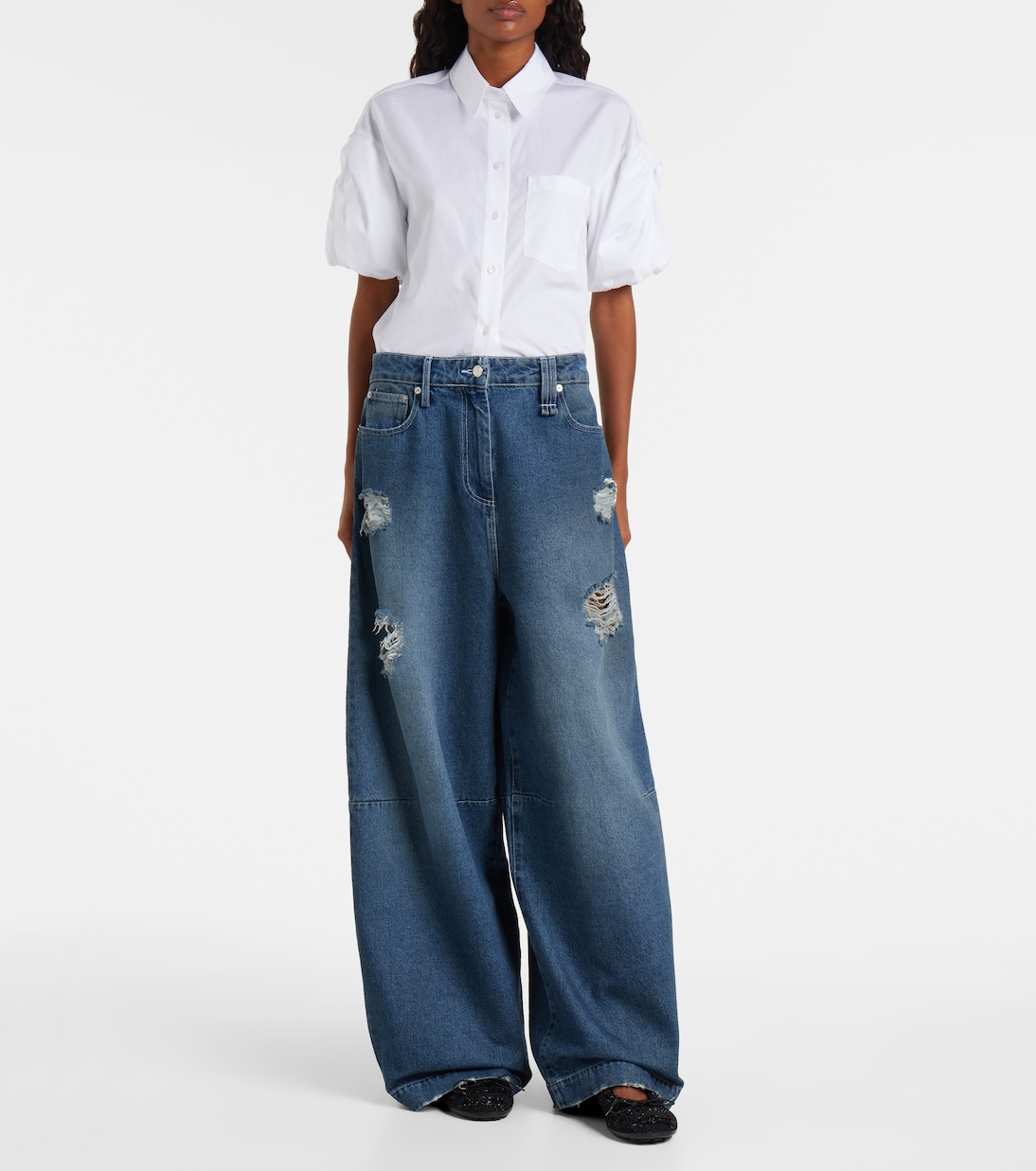 Jean ample à taille haute | Simone Rocha