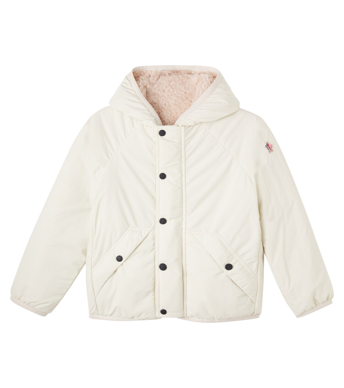 Reversible hooded teddy jacket | Moncler Grenoble Enfant