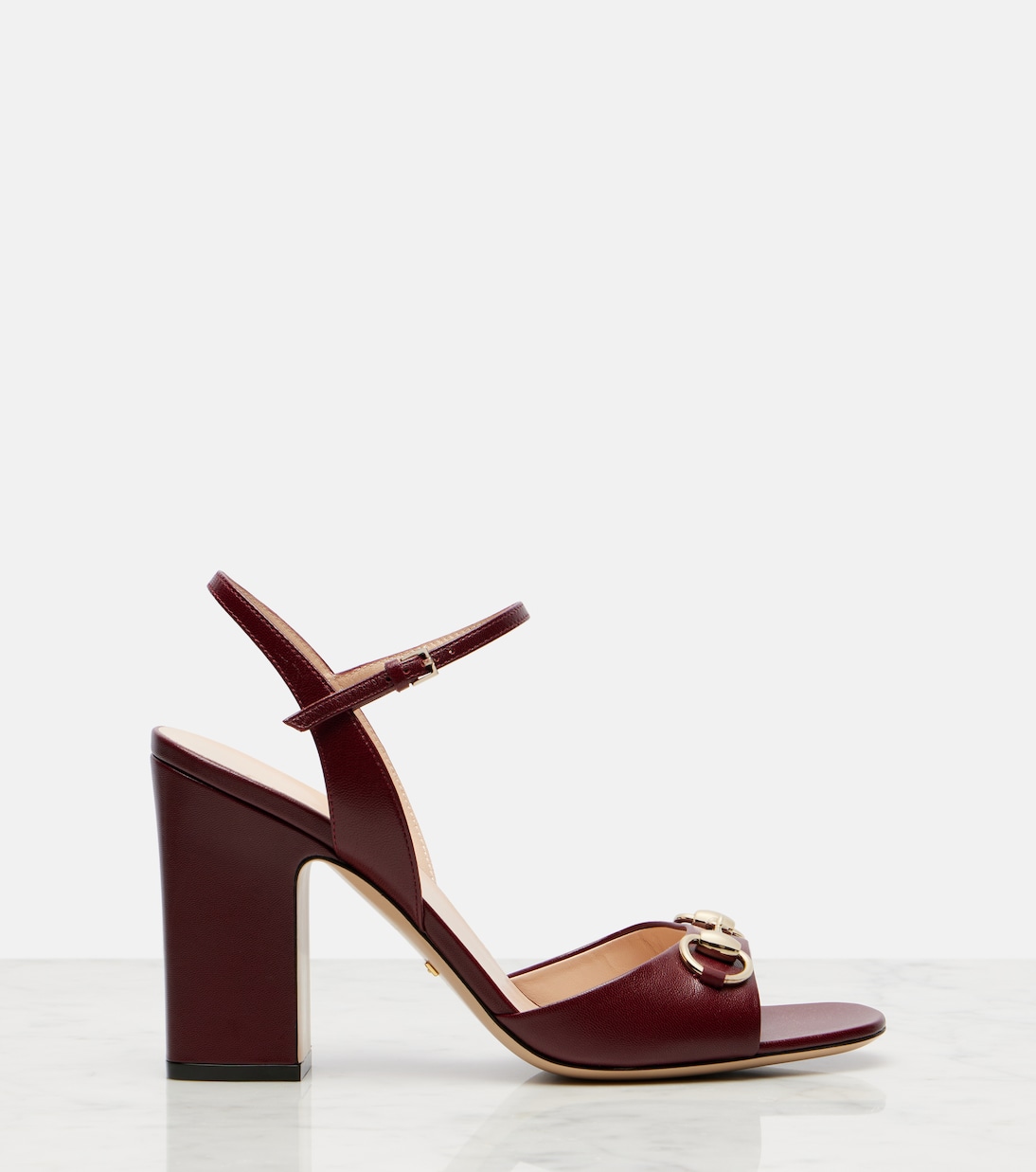 Horsebit 95 leather sandals | Gucci