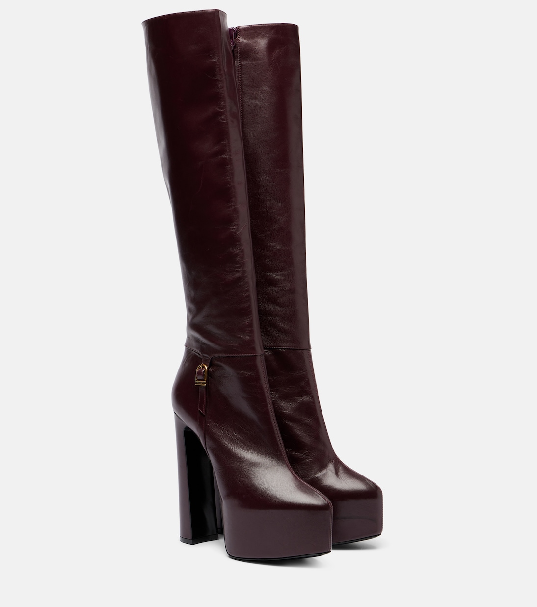 Plateaustiefel Nico aus Leder | Saint Laurent