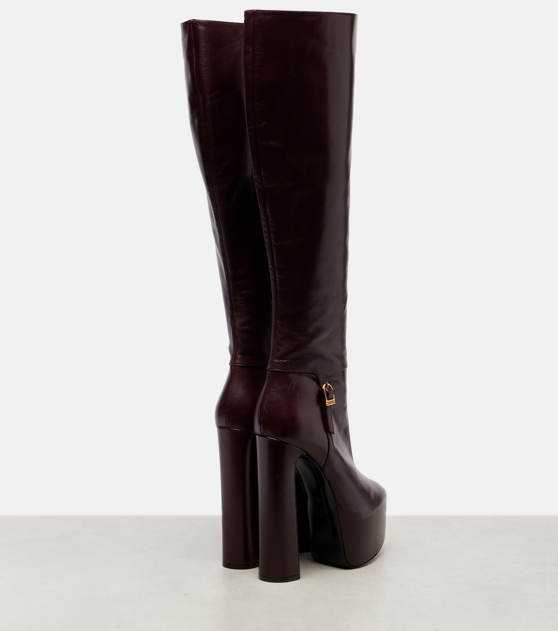 Plateaustiefel Nico aus Leder | Saint Laurent