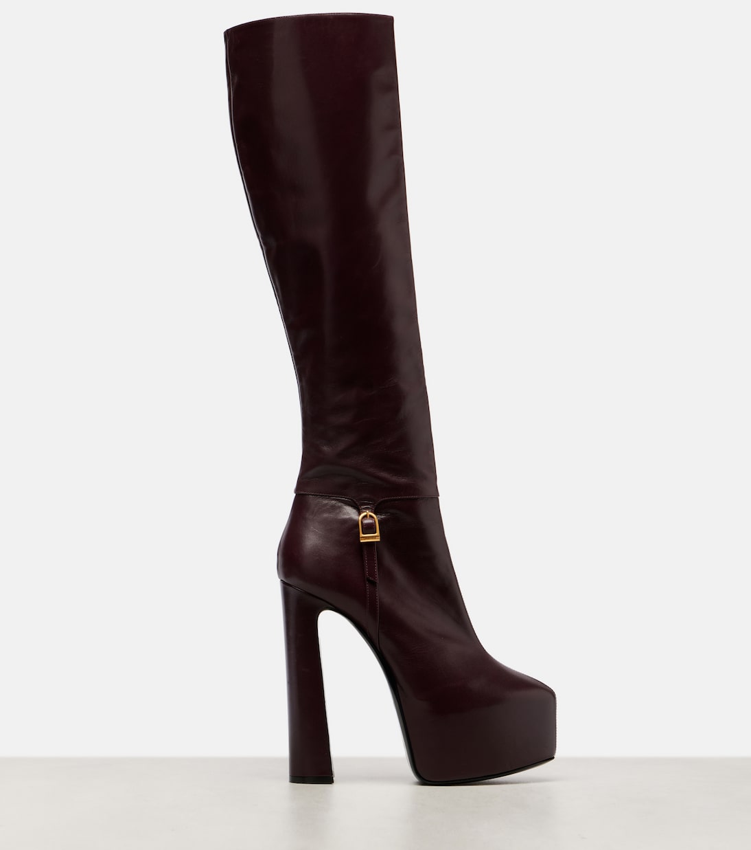 Plateaustiefel Nico aus Leder | Saint Laurent