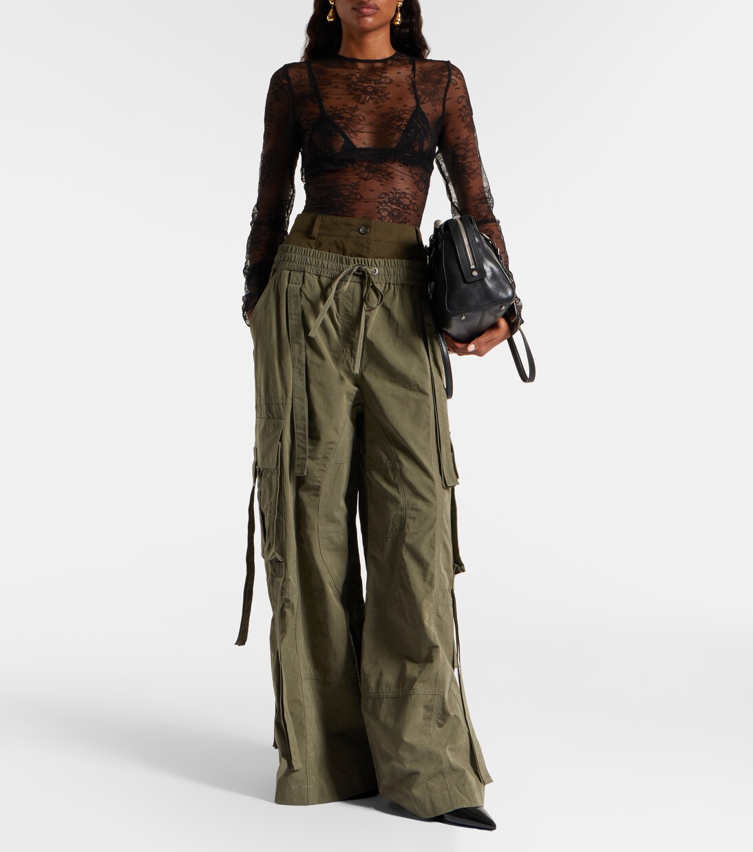 Layered cargo pants | Dolce&Gabbana